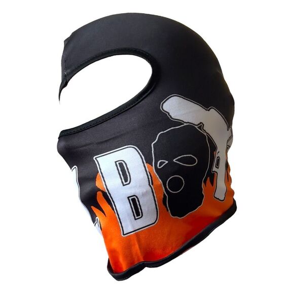 NWT Orange Noz Boyz Shooters Balaclava Unisex OS | Biking Urban Trap Punk HipHop - Picture 5 of 11